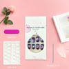 Starry Sky Gradient Press on Nails Short Square False Nails