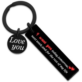 Uerifr Keychain For Boyfriend Romantic Couples Gifts For Girlfriend Sweet Valentines Day Gifts For Him Her Anniversary Birthday Gifts For Women Men Wedding Keychain Gifts For Wife Husband