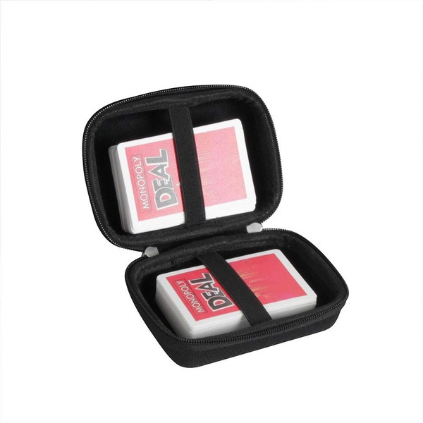 Hermitshell Hard Travel Case for Monopoly Deal Card Game -