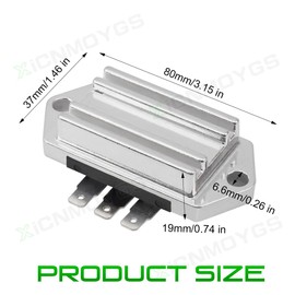 XICNMOYGS Voltage Regulator Rectifier for Kohler 41 403 10-S 41 403 09-S 25 403 03-S Kohler 8-25 HP Engine Rectifier Regulator 21066-7017 AM102596 234279 2575503S 4140309 4140310