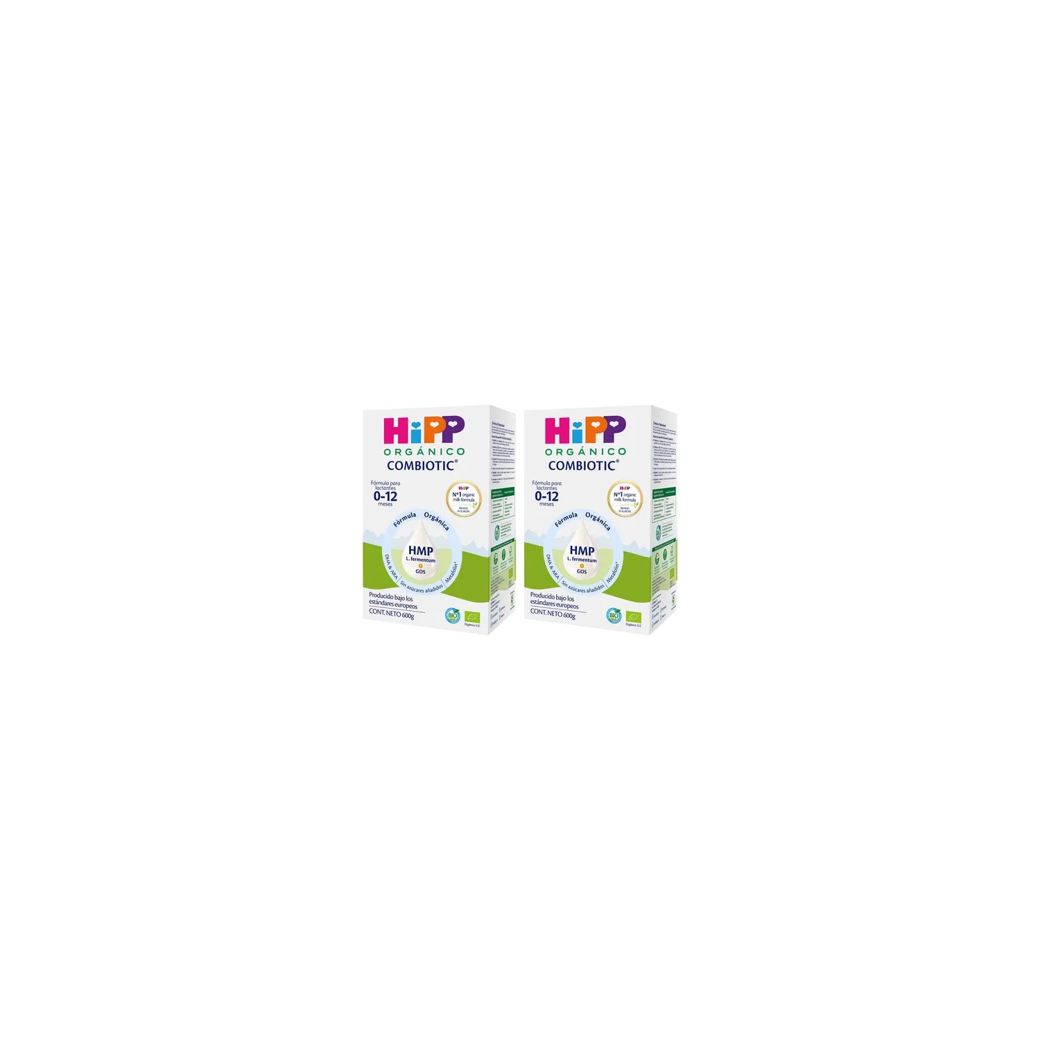 Hipp Orgánico Combiotic Fórmula Infantil 0-12 Meses - 2 Pack - ibspot.com