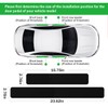 YUNXINGJV Door Sill Protector Stickers for Toyota Tacoma, 4 Pcs