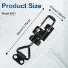 4Pcs Toggle Latch Black Metal Toggle Antaisen Clamp Heavy Duty