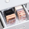 happykau Eyeshadow 2 Piece Storage 7 Compartments Cosmetic Storage Acrylic