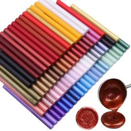 80 Pcs Glue Gun Sealing Wax Sticks for Wax Seal Stamp, Sealing Glue Gun Sealing Wax Sticks Mini Glue Stick, Great for Wedding Invitations,Christmas Gift (80#1)