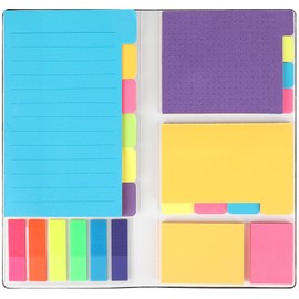 CCINEE Sticky Notes Set,402 Pcs Colored Divider Self-Stick Notes Pads Bundle for Planner Book Notes School Office Supplies Gifts Rewards