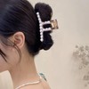 Softwrap Large Pearl Hair Claw Clips for Thick Hair Pearl