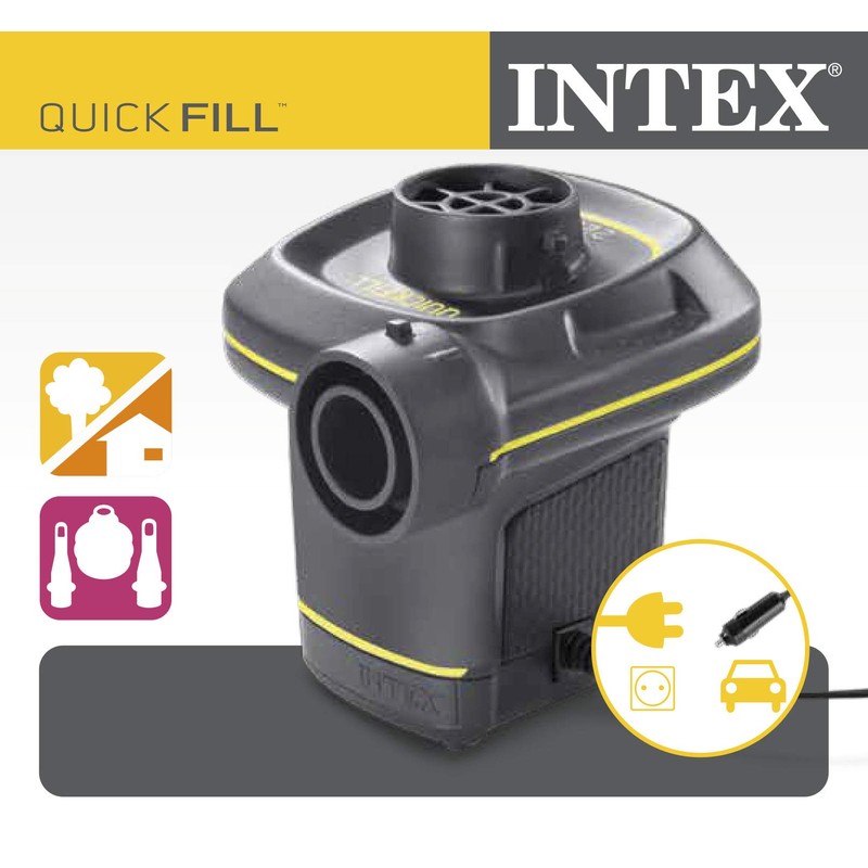 Intex 230 Volt Quick-Fill AC/DC Electric Pump (UK 3-pin Plug)