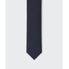 Musinsa Standard Silk Slim Solid Tie [Dark Navy]