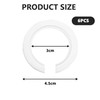 LIAMGUS 6 PCS lampshade Reducer Ring, E27 to E14 Lampshade
