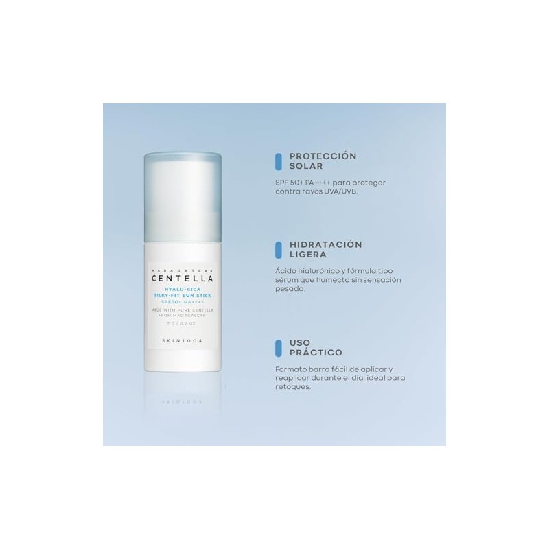 SKIN1004 Madagascar Centella Hyalu-Cica Silky-Fit Sun Stick 7G