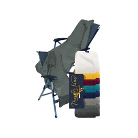 Marie´s Home Terry Cloth Protective Cover for Garden Chair and Garden Lounger 70 x 200 cm for Camping Chair Camping Lounger Folding Chairs Sauna Lounger Beach Lounger Pool Lounger 70 x 200 cm Grey