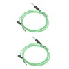 2pcs 5.9ft Tattoo Clip Cords RAC Interface Professional Copper Silicone