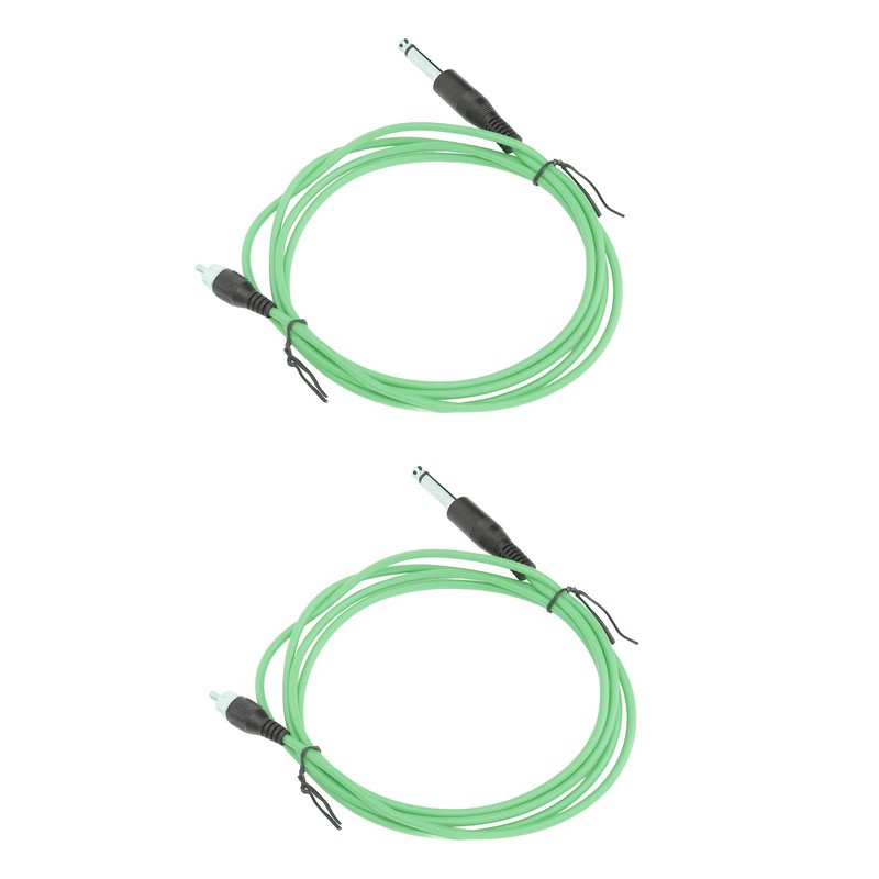 2pcs 5.9ft Tattoo Clip Cords RAC Interface Professional Copper Silicone
