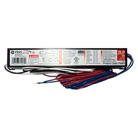 GE UltraMax Proline Electronic Ballast, 120/277 Volt Instant Start Ballast, Normal Ballast Factor, Ballast for Fluorescent Light (1) or (2) Lamp T8, Compatible with F96T8 and F96T8/WM