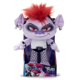 Posh Paws 37445 Trolls World Tour Queen Barb Soft Toy 25cm (10 inches), Multi