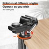BAIQI Professional Vise Table, 360° Rotation Work Clamp-On Vise, Versatile