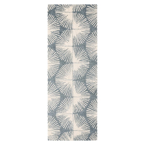 Nicole Miller New York Kendall Fluted Geo Handcrafted Runner Area