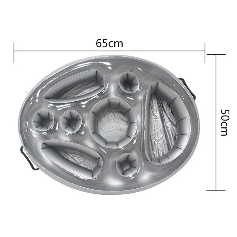 Inflatable Pool Floating Tray for Drinks & Snacks – PVC