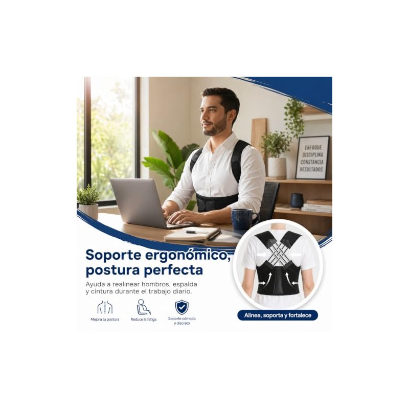 Corrector de Postura para Hombre y Mujer, L