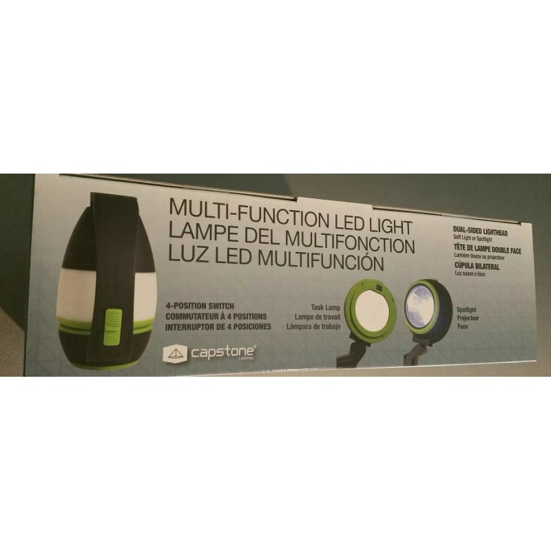 Capstone multi- function LED lights (task lamp, lantern, spotlight)