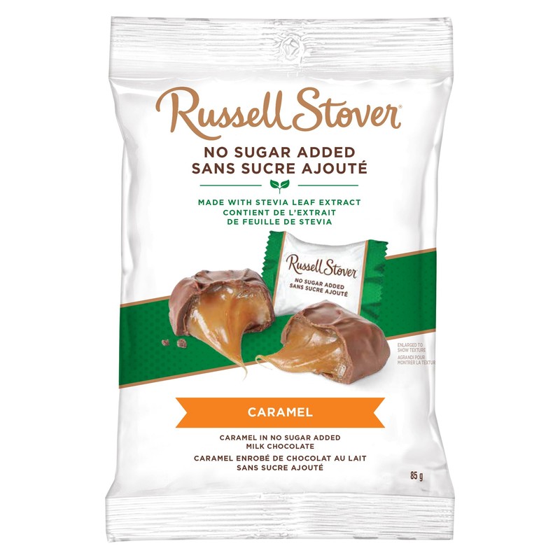 Russell Stover Sugar Free Butter Cream Caramels, 3 oz. Bag