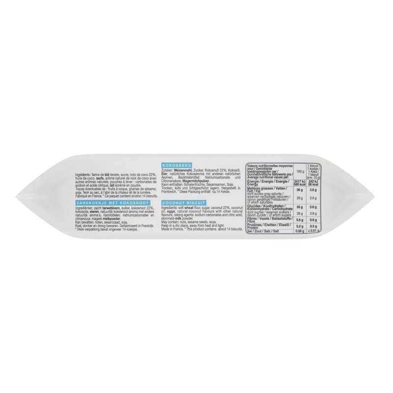 Bonne Maman Croquants noix de coco (150g) - Pastry with
