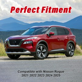 Body Side Molding for Nissan Rogue 2021-2025 Door Molding Chrome Trim