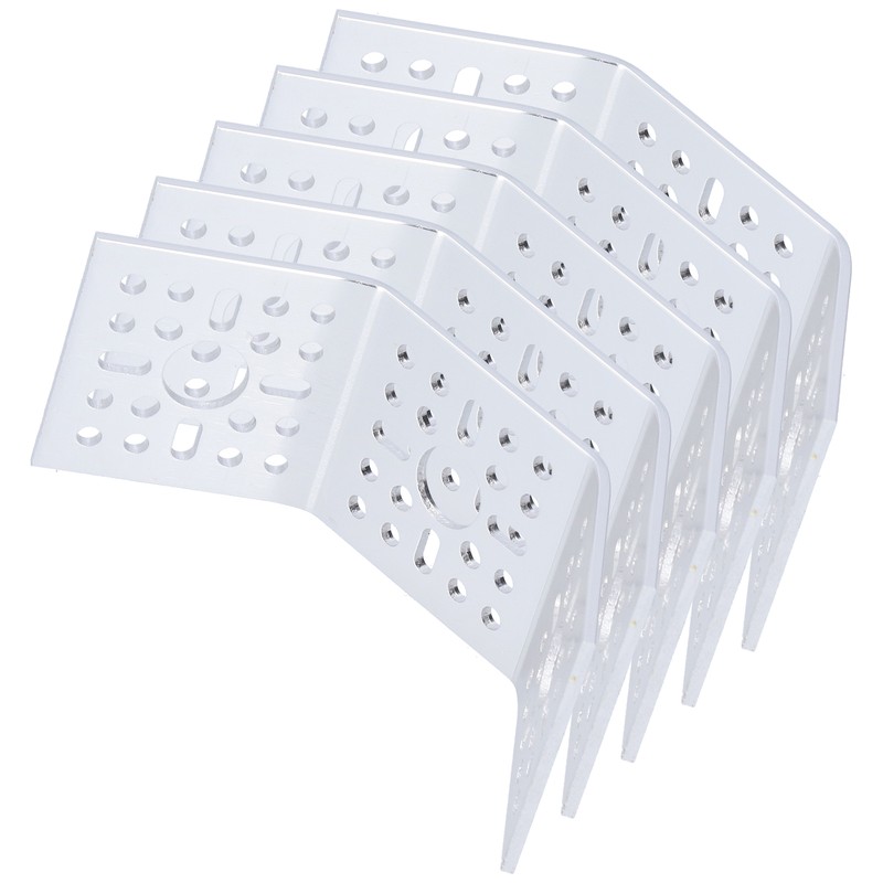 5Pcs 135 Degree Brackets Double Angle Aluminum Alloy Plate Connector