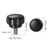 sourcing map 4pcs Knurled Clamping Knobs M6 x 12mm Metric