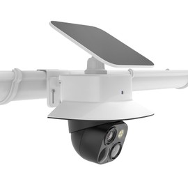 HOLACA Camera Mount for eufy Security SoloCam S340, Gutter Mount for eufy Security SoloCam S340, Gutter Mount + Camera Cover