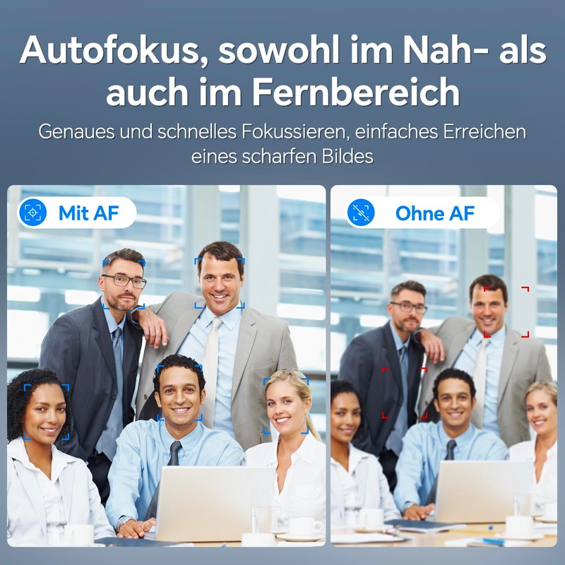 N newline PC Webcam 4k/30fps mit 2 Mikrofonen mit Rauschunterdrückung,