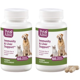 PetAlive PetAlive Immunity and Liver SupportTM Veggie Cap 2 Pack