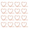 30 segnaposto da tavolo a forma di cuore, per matrimonio,