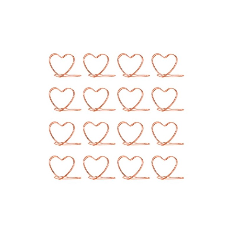 30 segnaposto da tavolo a forma di cuore, per matrimonio,