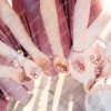 Pulseras Despedida Soltera Bride Damas Honor Rosa Bacheloret Rosa