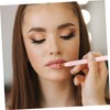 Baluue 2pcs Retractable Lip Brush Soft Bristle Lipstick Applicator Makeup
