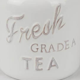 DII Kitchen Accessories Collection Ceramics, Jar Canister Set, Red, 3