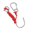 Diving Stainless Steel Single Hook Diving Reef Hook with Lanyard