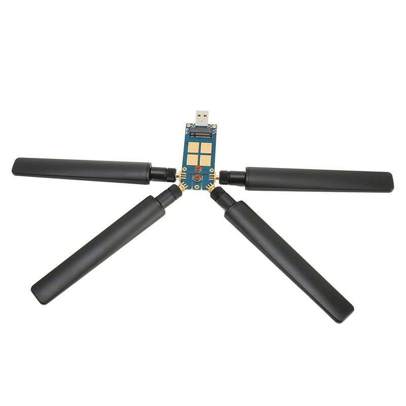 5G DONGLE Expansion Board 4 Antennas Aluminum Alloy ABS USB3.1