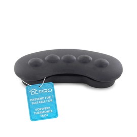 DL-pro Gasket for contact module for Vorwerk Thermomix TM31 TM 31 sealing cap, rubber cover, contact module cover for food processor, Black