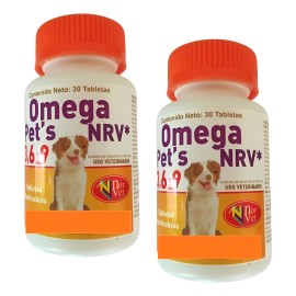 Pack De 2 Frascos De Omega Pet´s Nrv 30 Tabletas