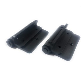 Kiavetta Aluminum Self‑Closing Gate Hinge – Heavy‑Duty Nylon/Polymer, Adjustable Tension, Black Finish – Pool Code Compliant