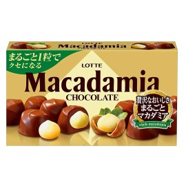 LOTTE 4 PACK LOTTE  WHOLE MACADAMIA JAPANESE COVERED CHOCOLATE