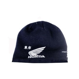 D’cor Visuals Navy Knit Beanie – Winter Hat Compatible with Honda® Fans, Powersports Riders & Motorsports Enthusiasts