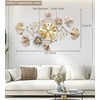JXQXYN Clocks for Living Room, Large Wall Clock, 3D Silent