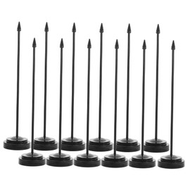 GANAZONO 12pcs Small Desk Flag Stand Base Multipurpose Flag Display Holder for Office Meeting Room and Events for National and Decorations