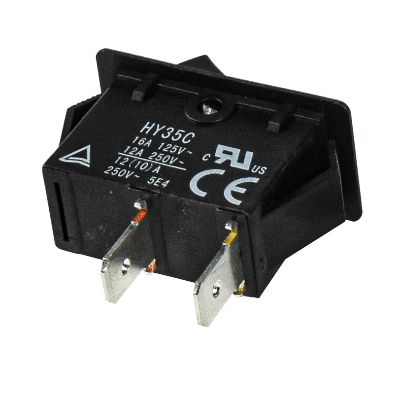 HQRP ON Off Rocker Switch 16A 125V Compatible with Black