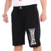 Lonsdale Mens Jersey Pants Logo Jam, Color:black, Größe:xxxl