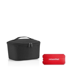 Reisenthel Cooler Bag with Additional Thermal Cool Bag Thermal Bag (Coolerbag S Pocket Black)